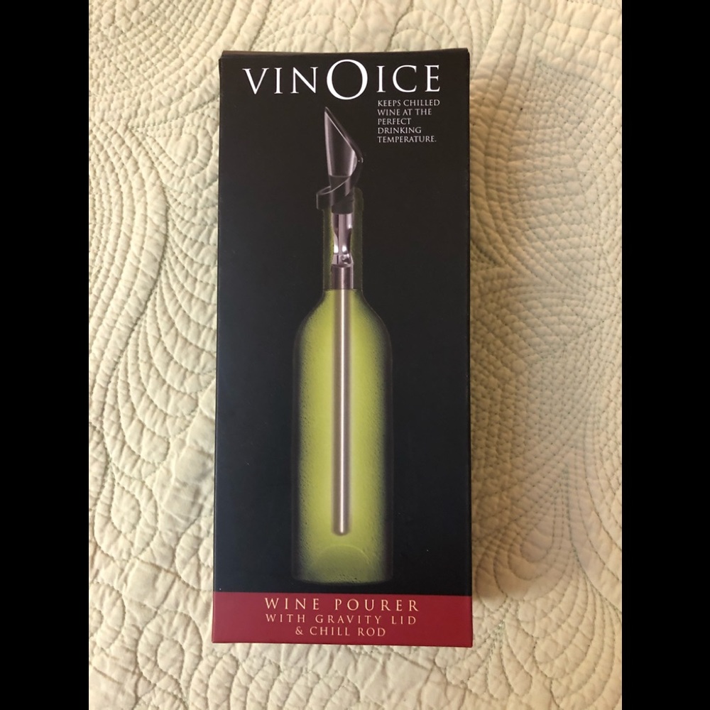 New VinOice Wine Chiller and Pourer.